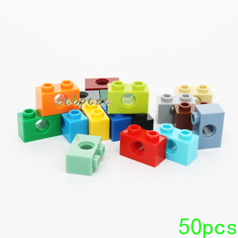 Tech Accessories Gifts - 50PCS MOC 3700 1x2 구멍 빌딩