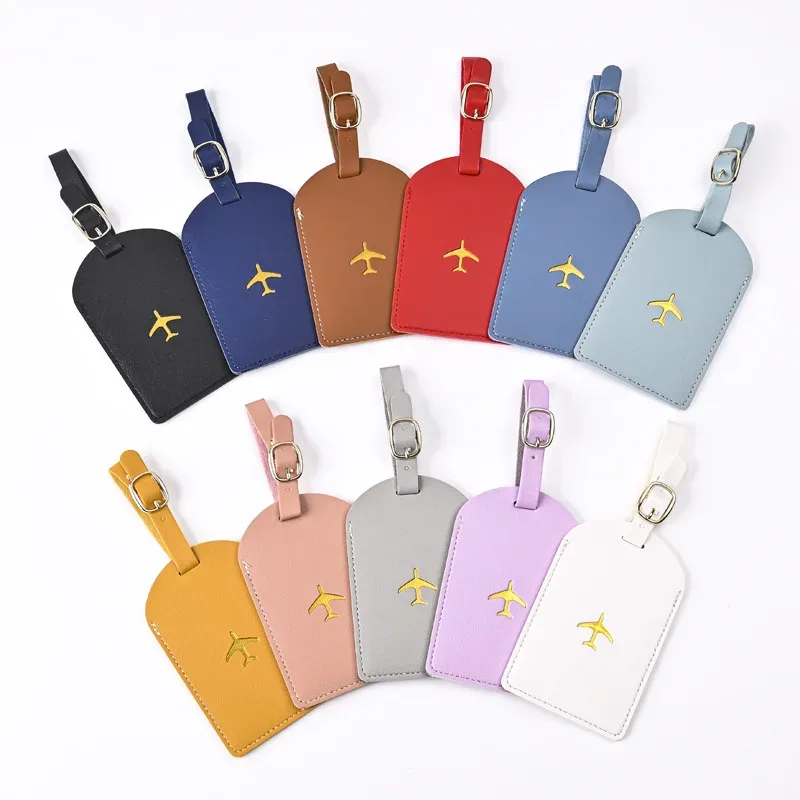 Tech Accessories For Travel - 1pc Thicken PU 핫 스탬핑 항공기