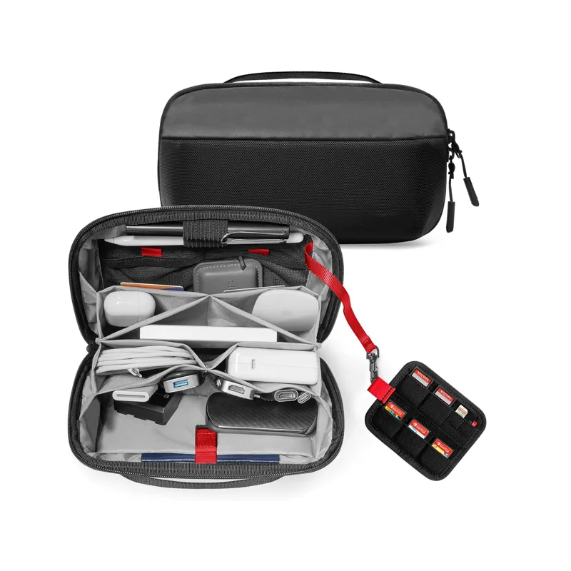 Tech Accessories Travel - 여행용 테크 오거나이저 파우치, 방수 다용도