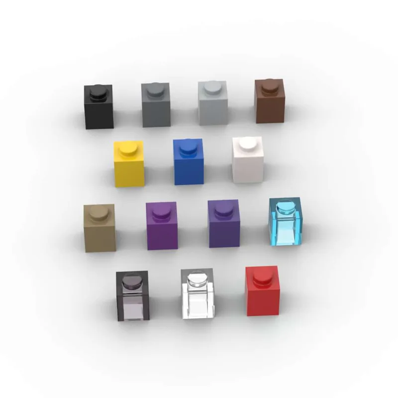 Tech Accessories Gifts - MOC 10PCS 3005 1x1 벽돌 빌딩