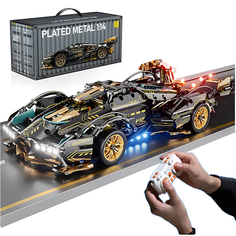 Tech Accessories Gifts - 2024 블랙 V12 블록 로드스터 RC
