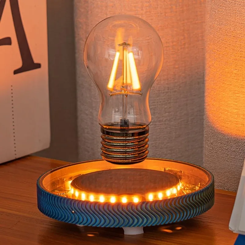 Tech Accessories Gifts - 무선 LED 전구 데스크 램프, 공중