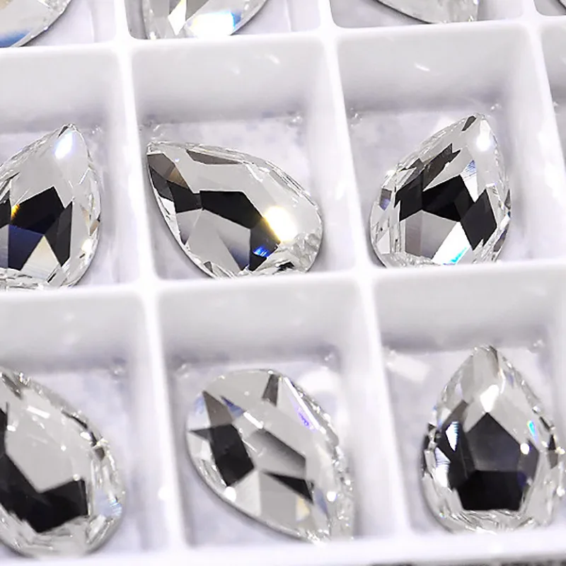 20pcs 5x8mm 드롭 모양 플랫 백 네일 매력 라 - Trending Tech Accessories 리뷰 및 가격