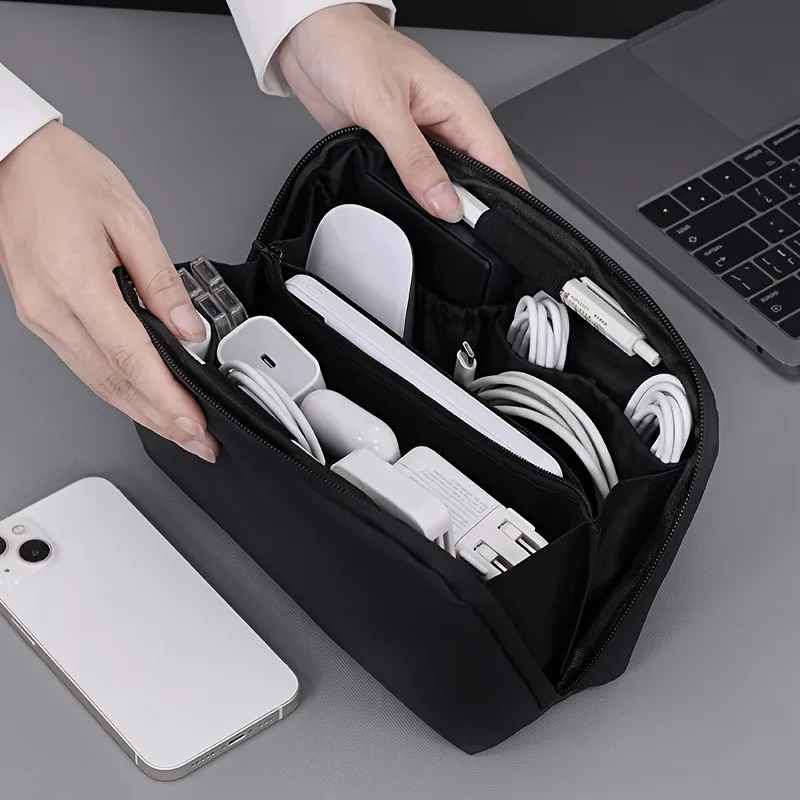 컴파트먼트 테크 오거나이저 파우치-케이블/충전기/휴대폰 - Tech Accessories Travel 리뷰 및 가격