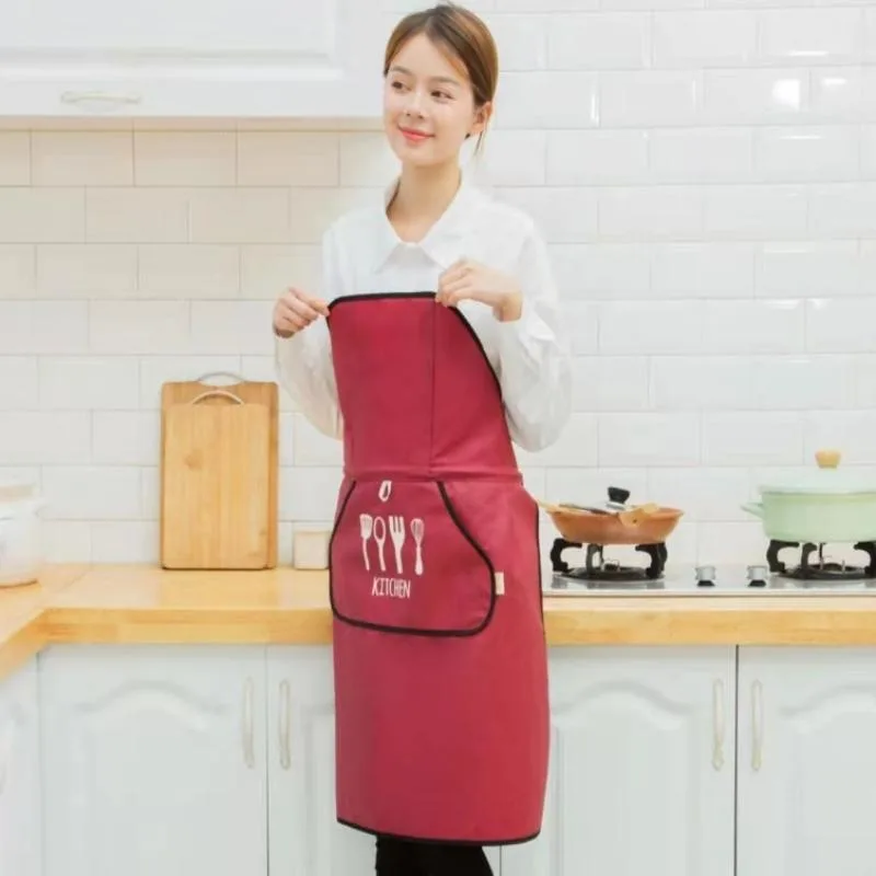 한국 스타일 자동 노타이 앞치마 방수 오일 방지 기술  - Tech Accessories Logo 리뷰 및 가격