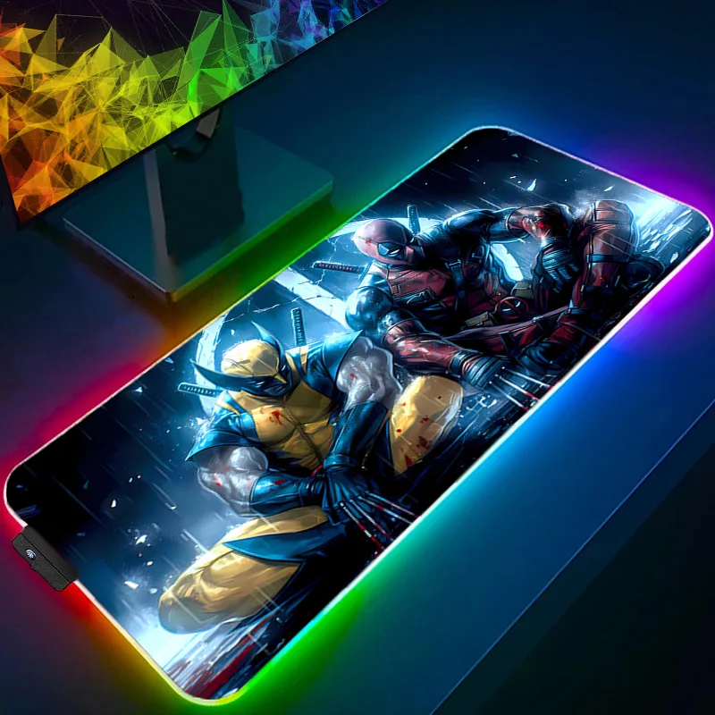 LED 마우스 패드 게임용 백라이트 락 엣지 애니메이션 - Tech Gaming Accessories 리뷰 및 가격