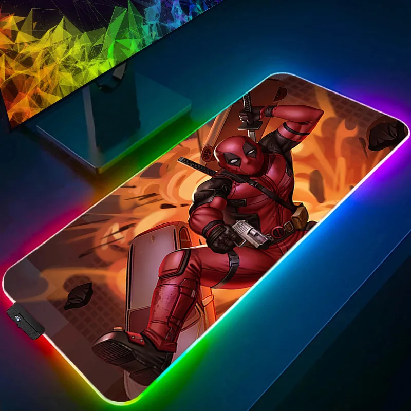 LED 마우스 패드 게임용 백라이트 락 엣지 애니메이션 - Tech Gaming Accessories 리뷰 및 가격