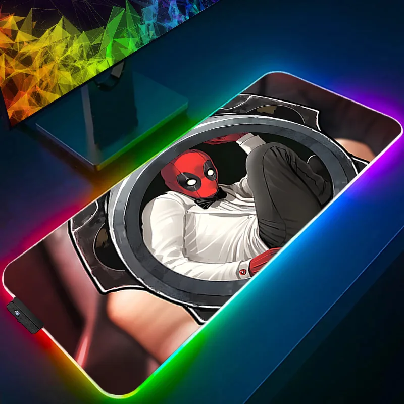 LED 마우스 패드 게임용 백라이트 락 엣지 애니메이션 - Tech Gaming Accessories 리뷰 및 가격