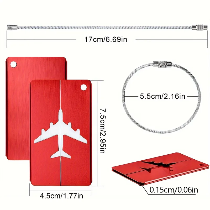 알루미늄 합금 여행 수하물 태그 교수형 태그 가방 태그 - Tech Accessories Travel 리뷰 및 가격