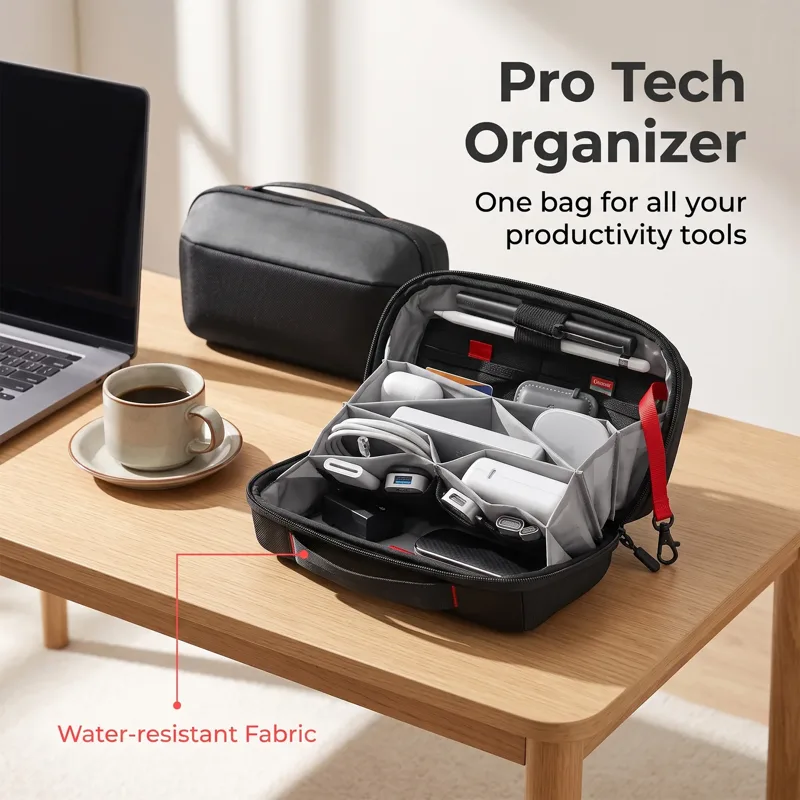여행용 테크 오거나이저 파우치, 방수 다용도 전자제품  - Tech Accessories Travel 리뷰 및 가격