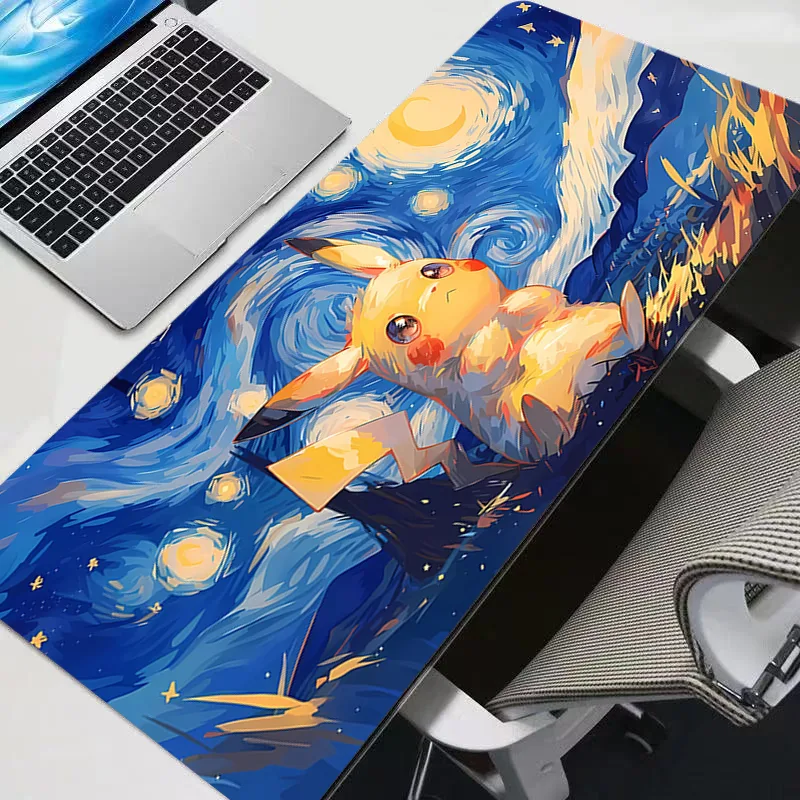 마우스 패드 대형 P-Pikachu 고무 PC 컴퓨터  - Tech Gaming Accessories 리뷰 및 가격