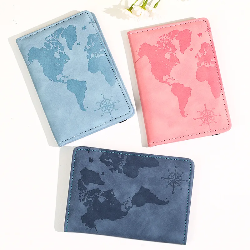 새로운 지도 프린트 여권 홀더 가죽 여권 커버 여권 케 - Tech Accessories Travel 리뷰 및 가격