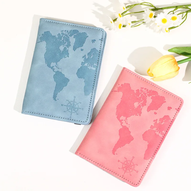 새로운 지도 프린트 여권 홀더 가죽 여권 커버 여권 케 - Tech Accessories Travel 리뷰 및 가격