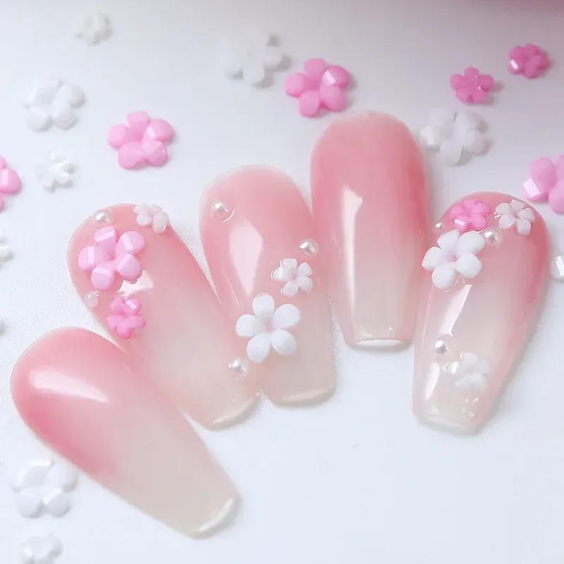 400pcs 아크릴 꽃 3D 네일 아트 장식 봄 여름  - Trending Tech Accessories 리뷰 및 가격