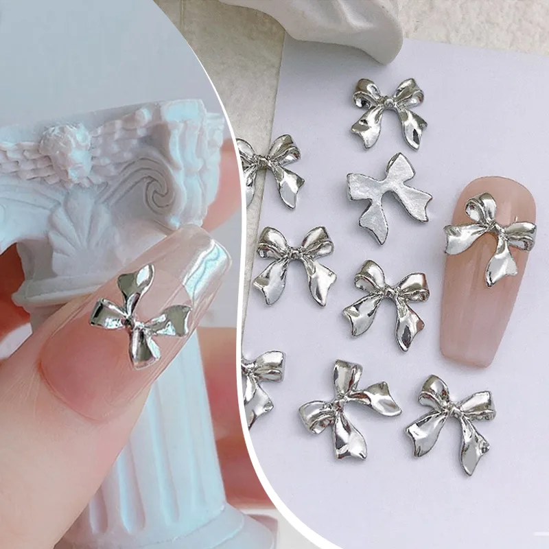 1 가방 3D 실버 골드 Bowknot 모양의 네일 매 - Trending Tech Accessories 리뷰 및 가격