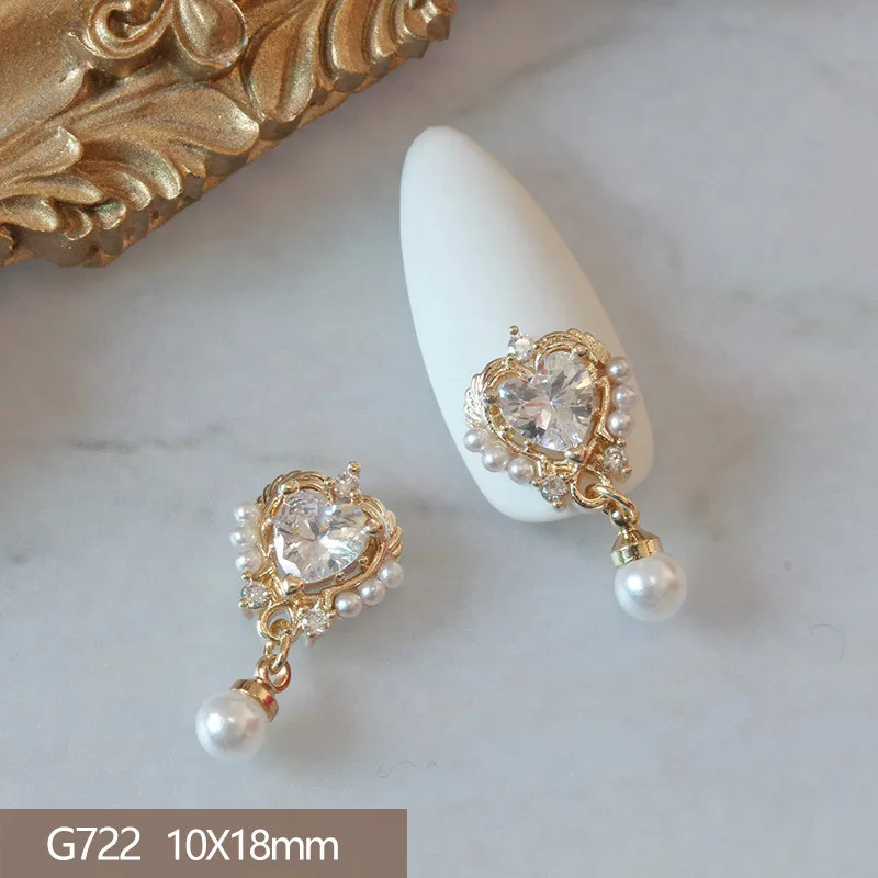 4 개/몫 사랑 장미 나비 펜던트 3D 합금 네일 아트 - Trending Tech Accessories 리뷰 및 가격