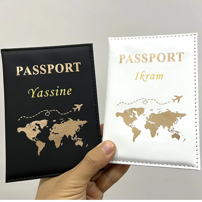 새로운 귀여운 맞춤형 여권 커버 비행기 여성 남성 PU - Tech Accessories Travel 리뷰 및 가격