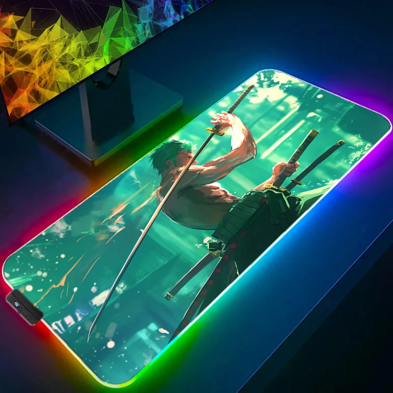 원피스 조로 마우스 패드 RGB 게임 액세서리 Gabi - Tech Gaming Accessories 리뷰 및 가격