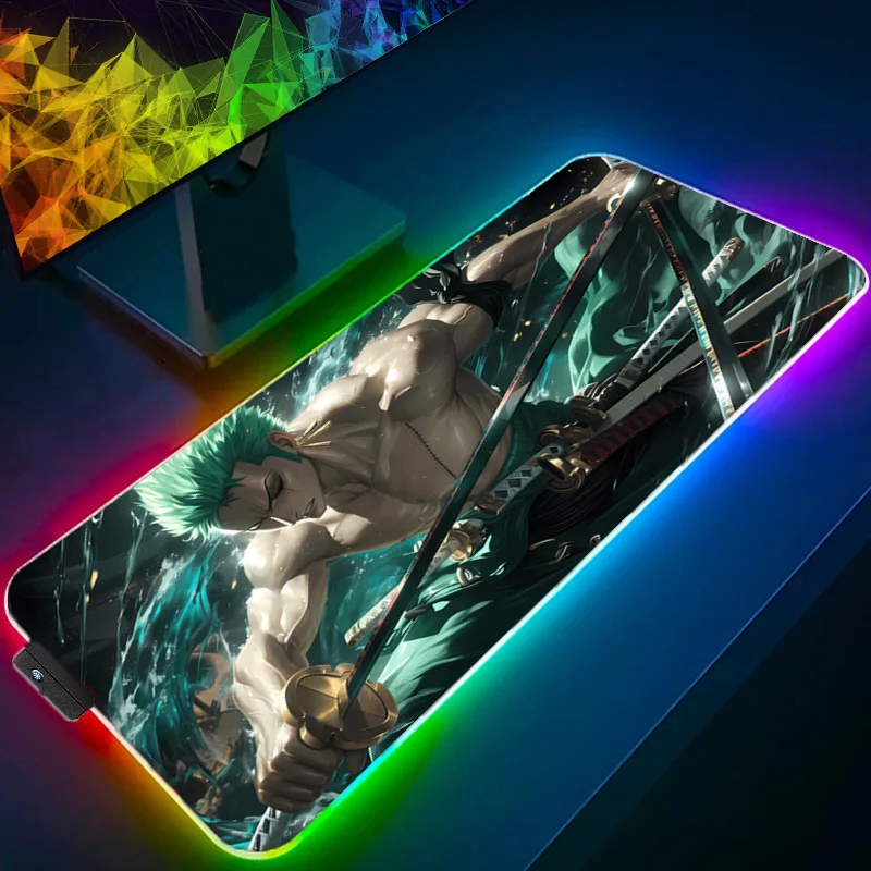 원피스 조로 마우스 패드 RGB 게임 액세서리 Gabi - Tech Gaming Accessories 리뷰 및 가격