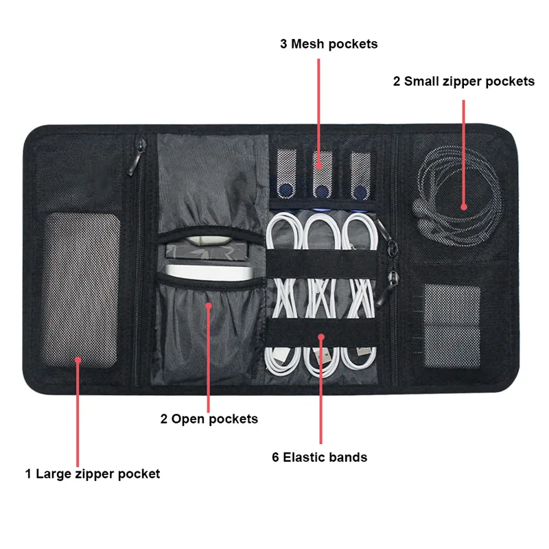 테크 오거나이저 가방 케이블 보관 케이스 여행용 전자제 - Tech Accessories Travel 리뷰 및 가격