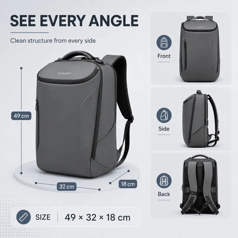 1개 인체공학적 통근용 백팩, 가슴 버클과 카드 포켓이 - Tech Accessories Travel 리뷰 및 가격